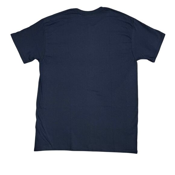 Gildan Heavy Cotton Chickens Everywhere T-Shirt Navy Blue‎ Size Medium - Picture 4 of 4